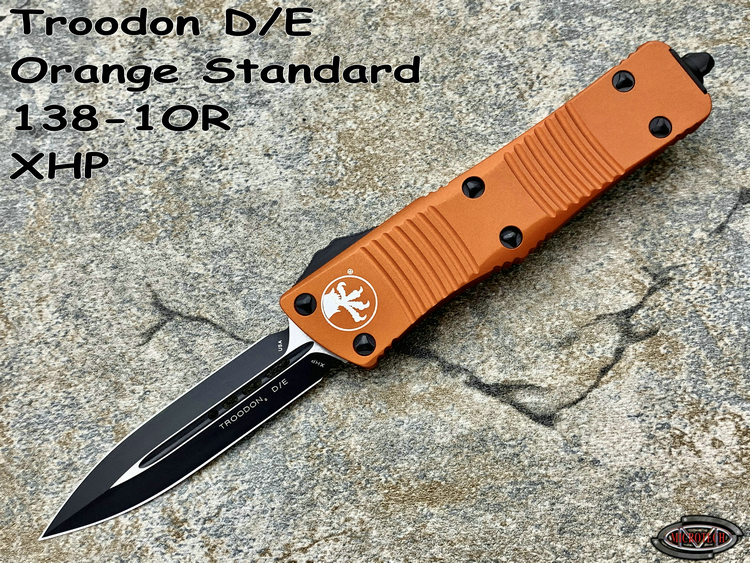 Microtech ΢ 138-1OR Troodon ˳ D/E Orange Standard XHPв ɫȫ˫ֱֻ